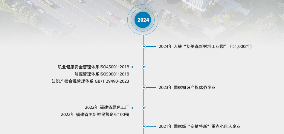 ameson艾美森品牌历程之入驻艾美森新材料工业园
